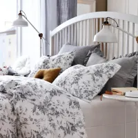 Кровать Ikea Tyssedal Luroy 160 x 200 см / Шпон / Белый photo 4
