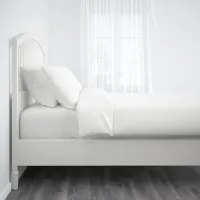 Кровать Ikea Tyssedal Luroy 160 x 200 см / Шпон / Белый photo 8