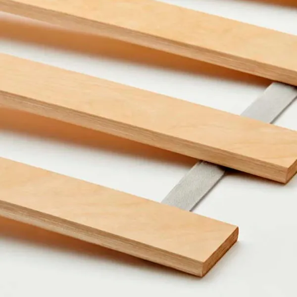 Кровать Ikea Tyssedal Luroy 140 x 200 см / Шпон / Белый photo 3