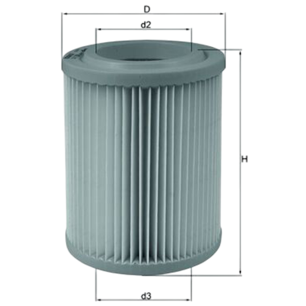 Воздушный фильтр Mahle LX 1768 MHL-LX 1768 photo 2 Воздушный фильтр Mahle LX 1768 MHL-LX 1768 photo 2