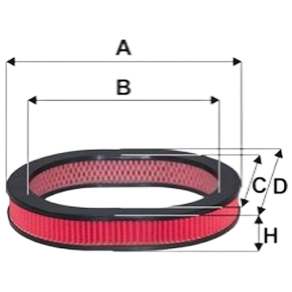Filtru de aer Wix Filters WA6011 WX-WA6011 photo 1