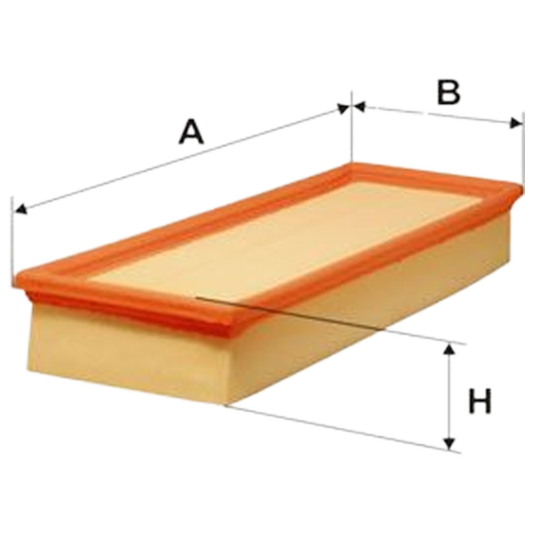 Filtru de aer Wix Filters WA6704 WX-WA6704 photo 1