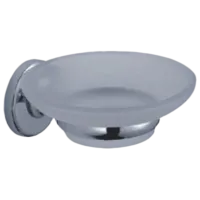 Săpunieră Aquaplus 6285C Sticlă / Rotundă