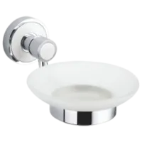 Мыльница Aquaplus 89085 Стекло / Круглая