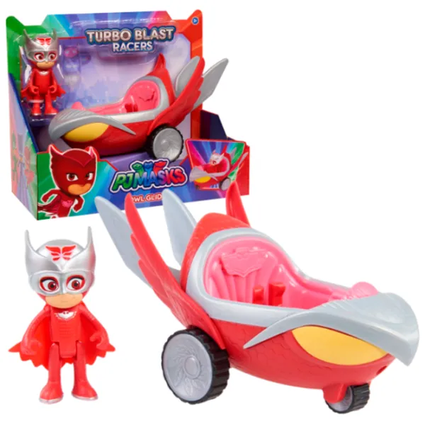 Mașină Toys outlet Bufni planor Turbo PJ24975B  / / Yellow Red photo 4