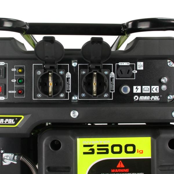 Generator de curent MAR-POL M82482 230 V Benzină / 6 kW photo 5