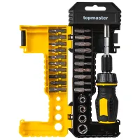 Набор отвёрток Topmaster 338744 Количество в наборе: 25