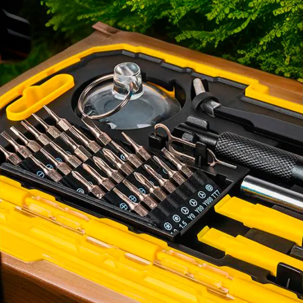 Set șurubelnițe de precizie Topmaster 220140 Cantitatea în set: 32 photo 6