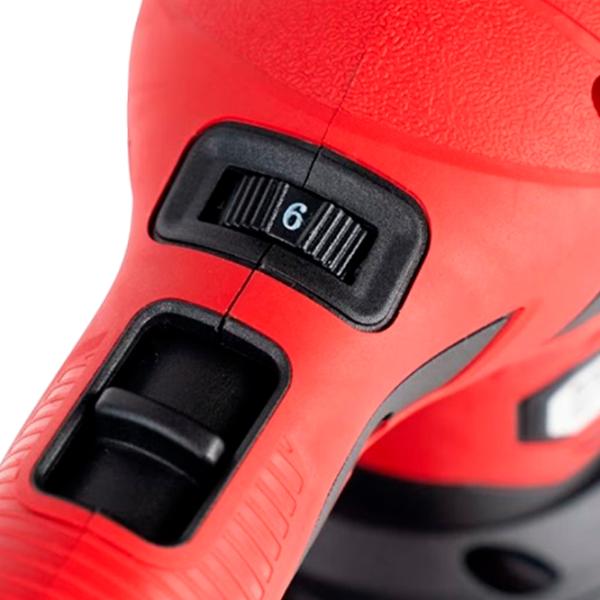 Șlefuitor Raider RD-RSA08 Orbital / 400 W / Red photo 2 Șlefuitor Raider RD-RSA08 Orbital / 400 W / Red photo 2