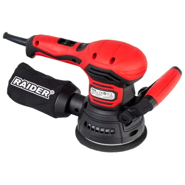 Șlefuitor Raider RD-RSA08 Orbital / 400 W / Red photo 3 Șlefuitor Raider RD-RSA08 Orbital / 400 W / Red photo 3