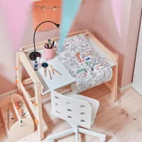 Детский стол Ikea Flisat Wood / Дерево / 7+ photo 3
