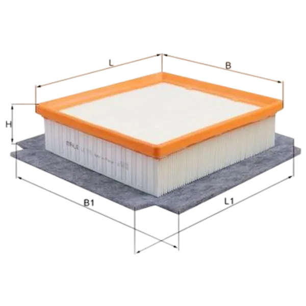 Воздушный фильтр Mahle LX 1982 MHL-LX 1982 photo 2