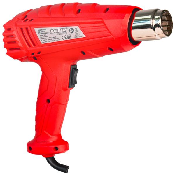 Suflantă de aer cald Raider RD-HG25 2000 W / Red photo 3