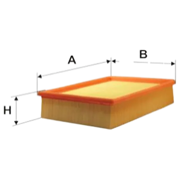 Filtru de aer Wix Filters WA6215 WX-WA6215 photo 1