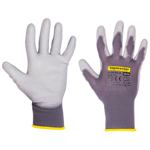 Защитные перчатки Topmaster PG08 Textil / Gray White photo 1