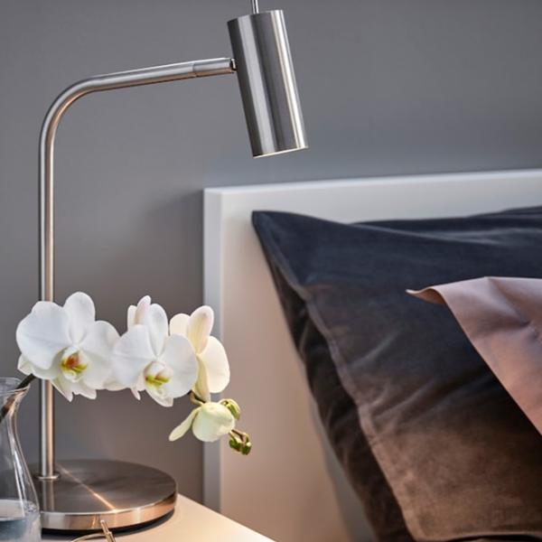Lampă de masă Ikea Virrmo Nichel photo 5