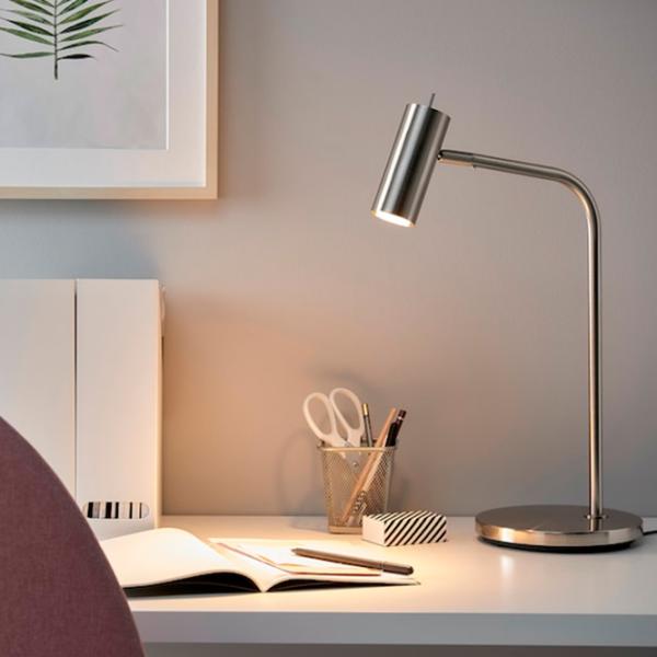 Lampă de masă Ikea Virrmo Nichel photo 6