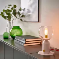 Lampă de masă Ikea Askmuller Pink photo 5