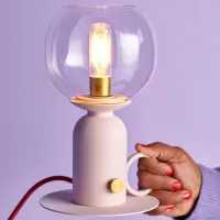 Lampă de masă Ikea Askmuller Pink photo 7