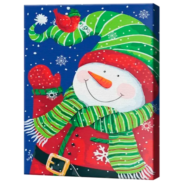 Картина по номерам Art Gallery Снеговик-помощник Деда Мороза EX7955 40 x 30 cm / Вертикальная photo 1 Картина по номерам Art Gallery Снеговик-помощник Деда Мороза EX7955 40 x 30 cm / Вертикальная photo 1