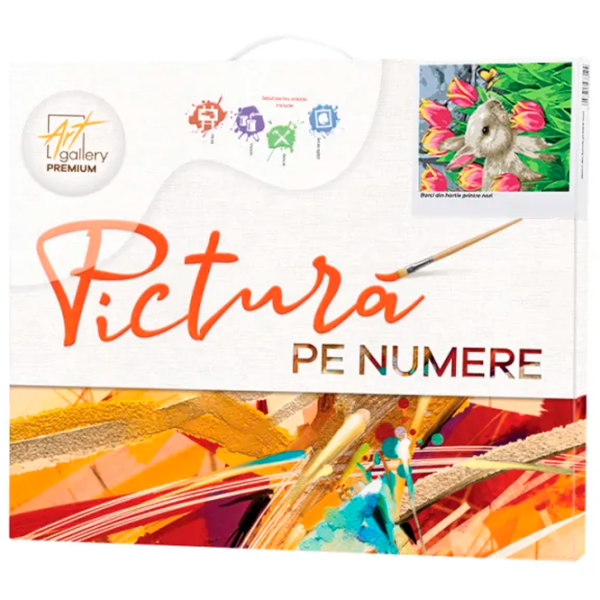 Pictură pe numere Art Gallery Iepuraș printre lalele EX7615 40 x 30 cm / Verticală photo 2 Pictură pe numere Art Gallery Iepuraș printre lalele EX7615 40 x 30 cm / Verticală photo 2