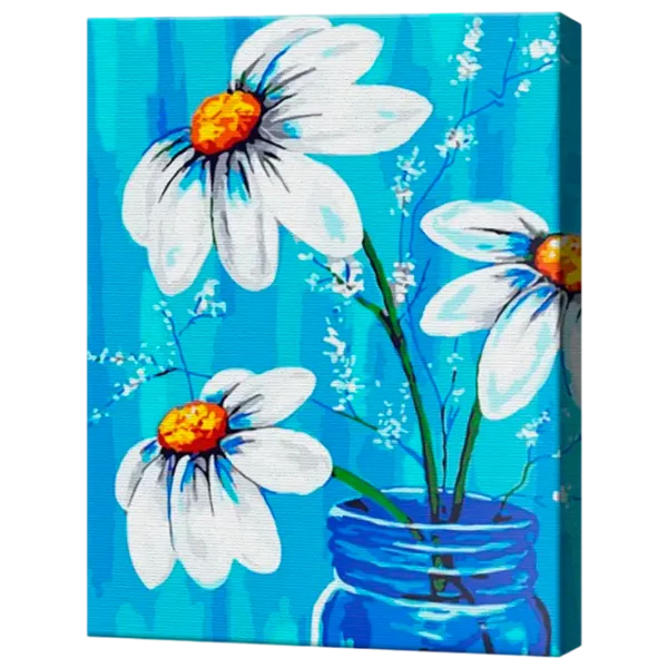 Картина по номерам Art Gallery Ромашки в банке EX8244 40 x 30 cm / Вертикальная photo 1 Картина по номерам Art Gallery Ромашки в банке EX8244 40 x 30 cm / Вертикальная photo 1