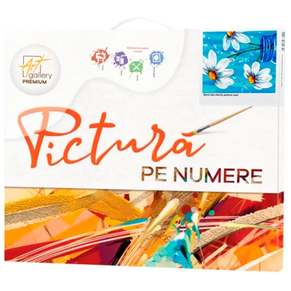 Картина по номерам Art Gallery Ромашки в банке EX8244 40 x 30 cm / Вертикальная photo 3 Картина по номерам Art Gallery Ромашки в банке EX8244 40 x 30 cm / Вертикальная photo 3