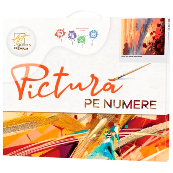 Pictură pe numere Art Gallery Trandafiri la malul mării EX8396 40 x 30 cm / Verticală photo 3