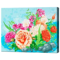 Картина по номерам Art Gallery Flori multicolore EX6030 40 x 30 cm / Горизонтальная