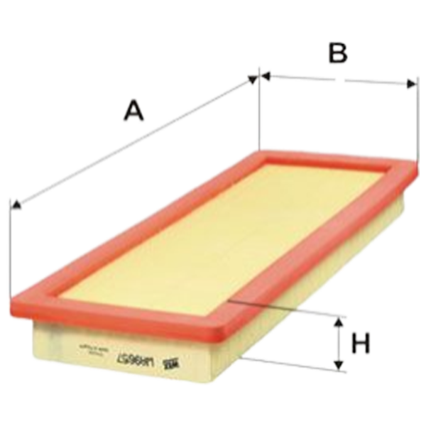 Filtru de aer Wix Filters WA9657 WX-WA9657 photo 1