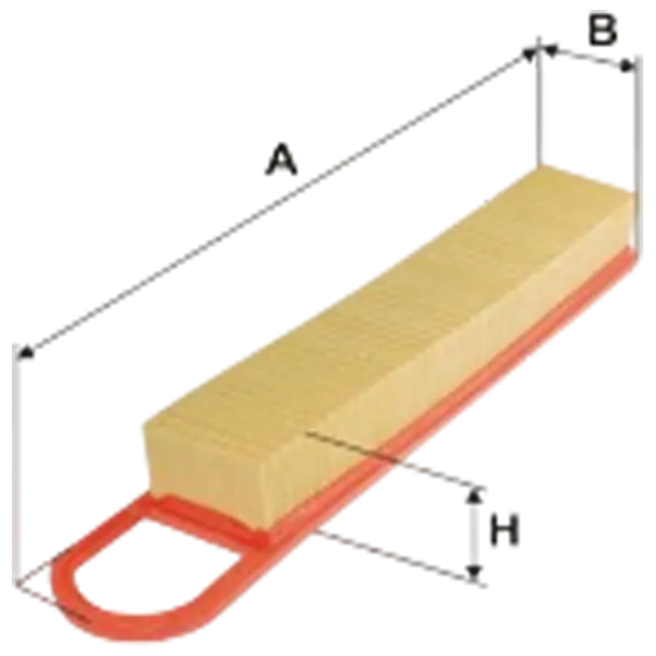 Filtru de aer Wix Filters WA9596 WX-WA9596 photo 1