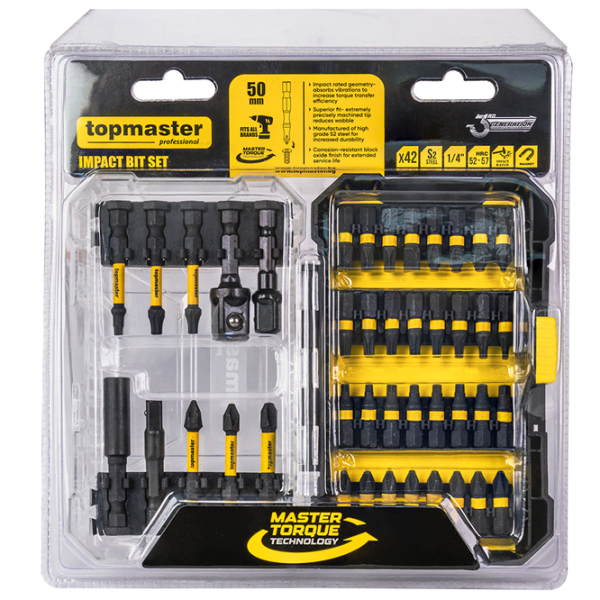 Набор бит Topmaster 338742 Количество в наборе - 42 photo 1