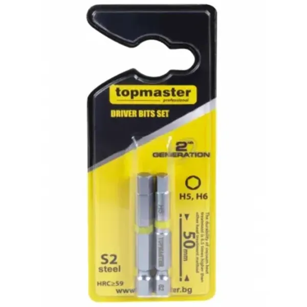 Набор бит Topmaster 338716 Количество в наборе - 2 photo 1