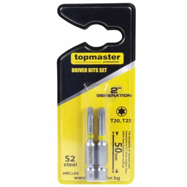 Набор бит Topmaster 338715 Количество в наборе - 2 photo 1