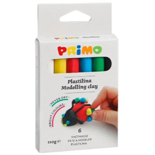 Набор пластилина Primo 265CP6 Разноцветный / 3+ photo 1