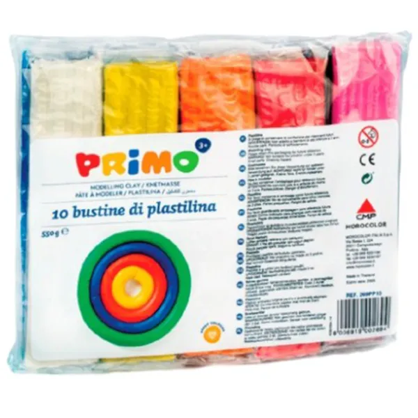 Набор пластилина Primo 269PP10 Разноцветный / 3+ photo 1