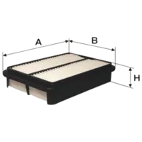 Воздушный фильтр Wix Filters WA6331  WX-WA6331