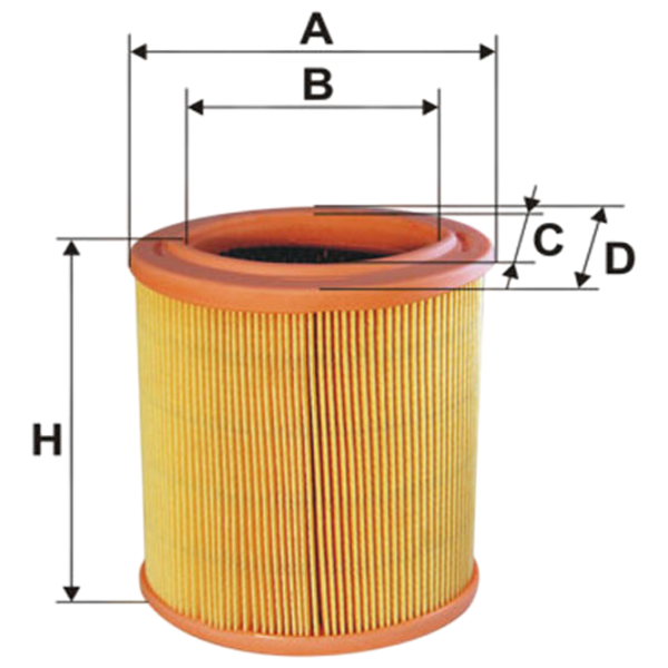 Воздушный фильтр Wix Filters WA6524 WX-WA6524 photo 1