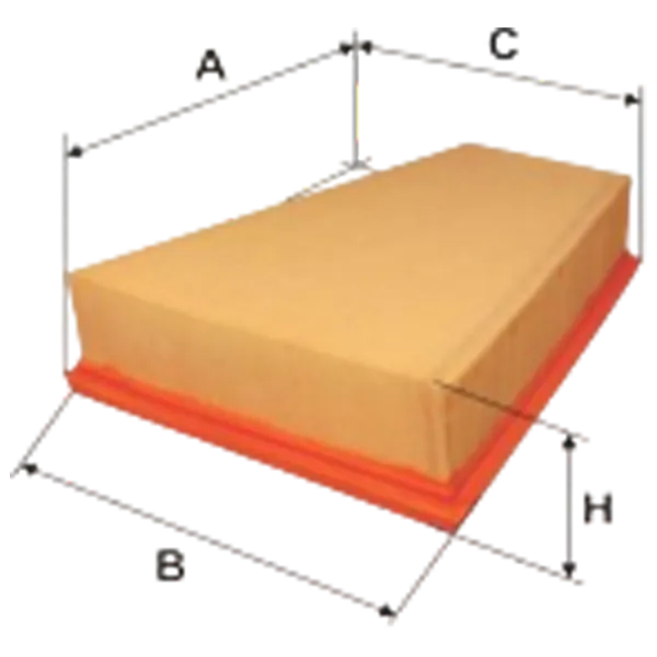 Воздушный фильтр Wix Filters WA6669 WX-WA6669 photo 1