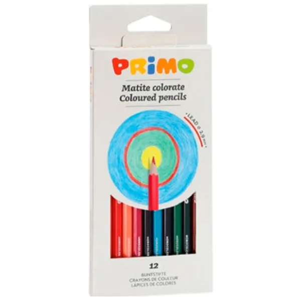 Creioane Primo 5031MAT12E Colorate / 12 photo 1