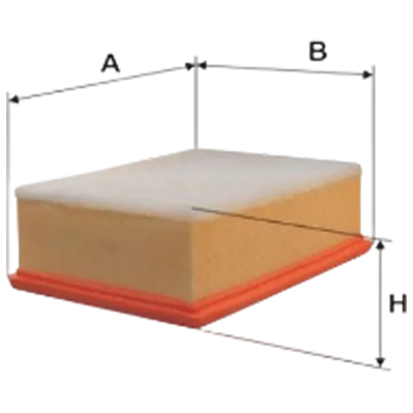 Воздушный фильтр Wix Filters WA6668 WX-WA6668 photo 1