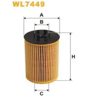 Filtru de ulei Wix Filters WL7449 WX-WL7449 photo 2