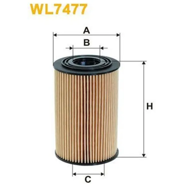 Filtru de ulei Wix Filters WL7477 WX-WL7477 photo 2 Filtru de ulei Wix Filters WL7477 WX-WL7477 photo 2