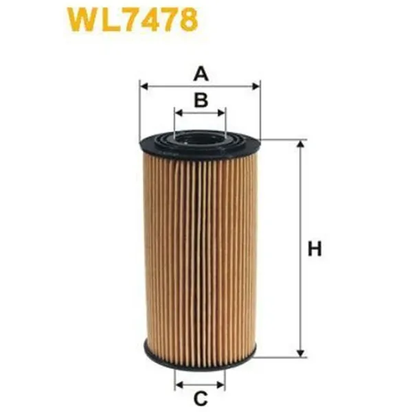 Filtru de ulei Wix Filters WL7478 WX-WL7478 photo 2 Filtru de ulei Wix Filters WL7478 WX-WL7478 photo 2