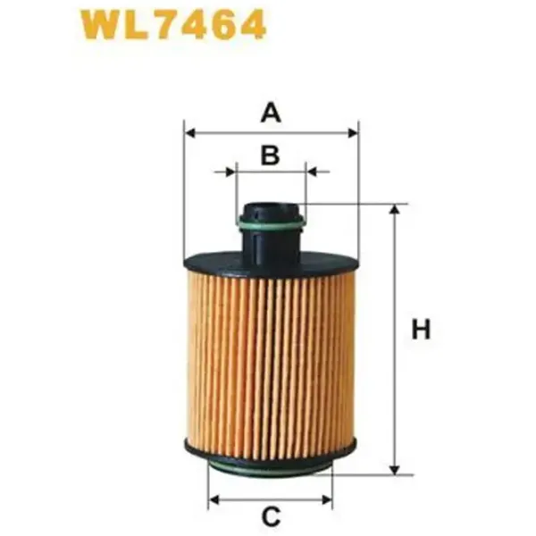 Filtru de ulei Wix Filters WL7464 WX-WL7464 photo 2 Filtru de ulei Wix Filters WL7464 WX-WL7464 photo 2