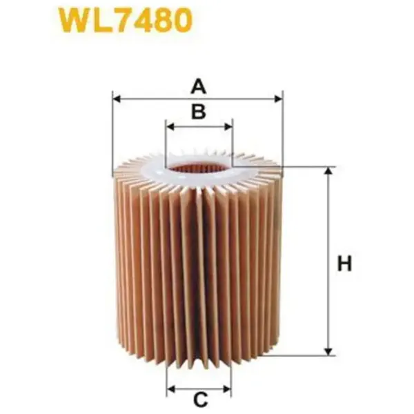 Filtru de ulei Wix Filters WL7480 WX-WL7480 photo 2 Filtru de ulei Wix Filters WL7480 WX-WL7480 photo 2