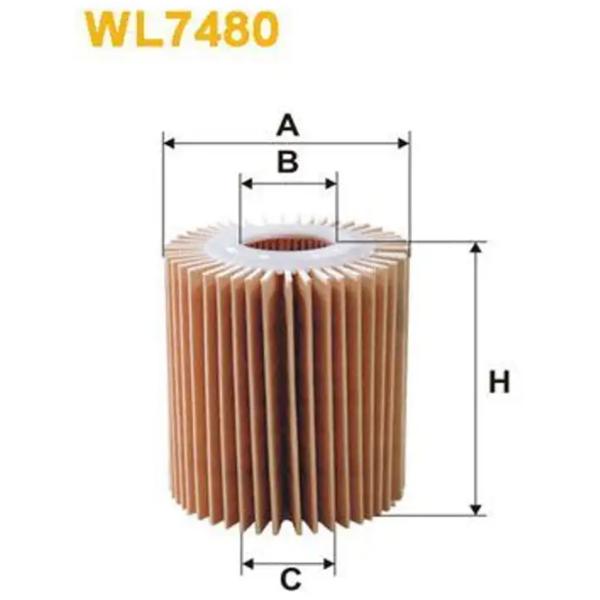 Filtru de ulei Wix Filters WL7480 WX-WL7480 photo 2 Filtru de ulei Wix Filters WL7480 WX-WL7480 photo 2