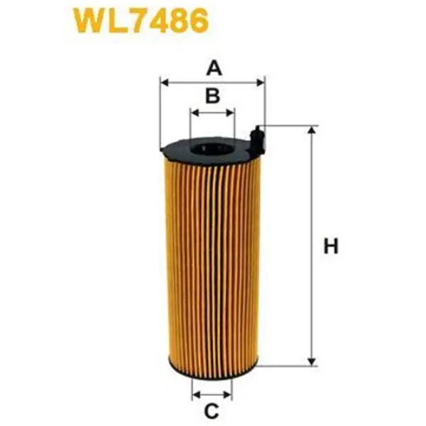 Filtru de ulei Wix Filters WL7486 WX-WL7486 photo 2 Filtru de ulei Wix Filters WL7486 WX-WL7486 photo 2