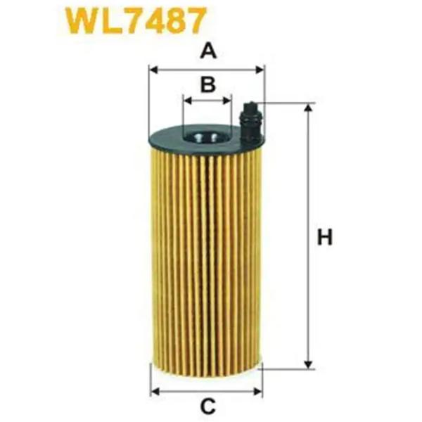 Масляный фильтр Wix Filters WL7487 WX-WL7487 photo 2 Масляный фильтр Wix Filters WL7487 WX-WL7487 photo 2