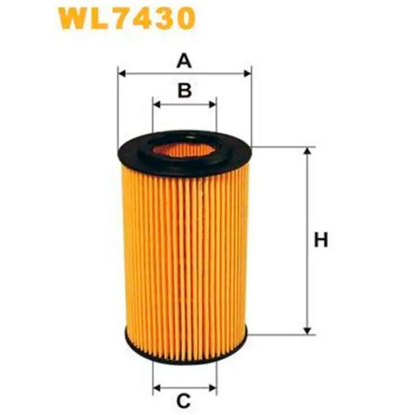 Масляный фильтр Wix Filters WL7430 WX-WL7430 photo 2 Масляный фильтр Wix Filters WL7430 WX-WL7430 photo 2